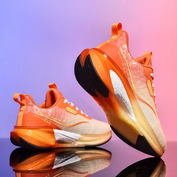 2023 Nov Trend Moški Tekaški Čevlji za Usposabljanje Dihanje Čipke-up Čevlji za Ženske, Oranžna, Modra Priljubljena Unisex Športni Copati