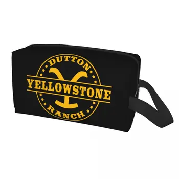 Yellowstone Dutton Ranch Ličila Torba Ženske Potovalni Kozmetični Pripomočki Moda Za Shranjevanje Toaletne Torbe