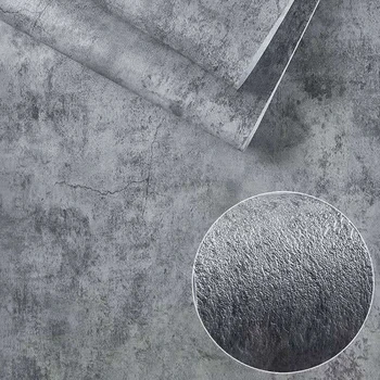 Samolepilni Cement Sivi Vinil Film Ozadje Nepremočljiva Stenske Nalepke Za Kopalnico, Kuhinjo, Soba Dekor Pohištvo Doma Improvem