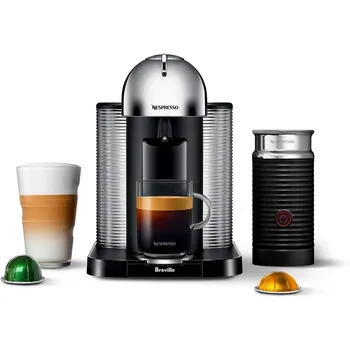 Nespresso Vertuo Kave in Espresso Kavo z Breville Aeroccino, google Chrome