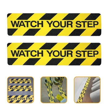 2 Kos Stopnicah Anti-Slip Trak Mokra Tla Nalepke Pozor Opozorilne Znake, Nalepke Pvc