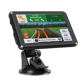 Prenosni Navigator Glasovni Opomnik 5 Palčni Avto Navigacijo GPS HD Zaslon na Dotik Sat Nav 256MB+8G Mini USB TF EU, AU Severna Amerika Zemljevid