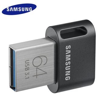 SAMSUNG 64GB FIT Plus, Mini USB 3.1 Flash Disk, Preberite hitrosti do 300 MB/s za prenosne računalnike, tablični računalniki, TV, avto, avdio sistemov,in še več