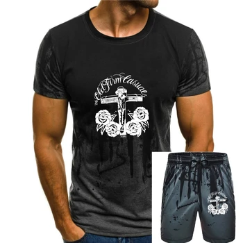 Avtentično Staro Podjetje Casuals Band Križan Skinhead Logo Majica S - 2xl Novo Prilagodite Tee Majice