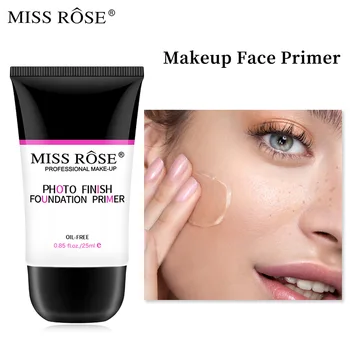 MISS ROSE Obraz Premaz Makeup Base 25ml Jasno Smooths Fine Linije Olje-Nadzor Vlage, Premaz za Obraz Kozmetika