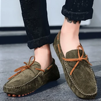 Moške Priložnostne Loafers Britanski Stil Anti-slip Zdrsne na Čevlji za Lahke Moccasins Stanovanj Plus Velikost Obutve Zapatillas Hombre
