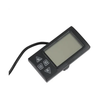 S861 LCD Ebike Zaslon s SM Vtič za Električno Kolo BLDC Krmilnik Nadzorna Plošča Black 24V-36V