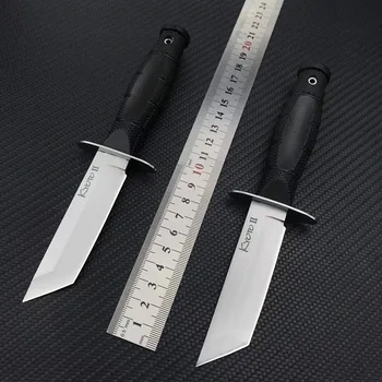 8Cr Stainles Jekla Kampiranje Taktično Folding Nož Fiksno Rezilo Lov Roparic Nož z Scabbard Selfdefense Survival Nož