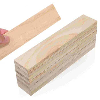12 Kos Lesa Bloki Deske Večino Lesenih Carving Obrti Pravokotnik Nedokončane Plošče Policah Mala