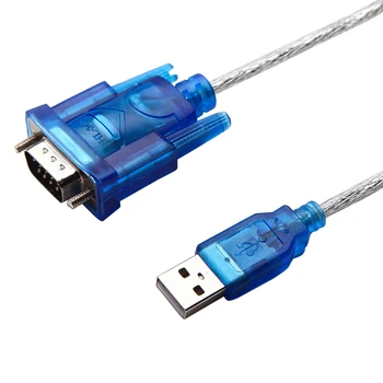 USB Na RS232 (COM DB9 Kabel Pretvornik 9 Pin Serijski Pretvornik 75 cm Serijski Kabel Modra za Win 7