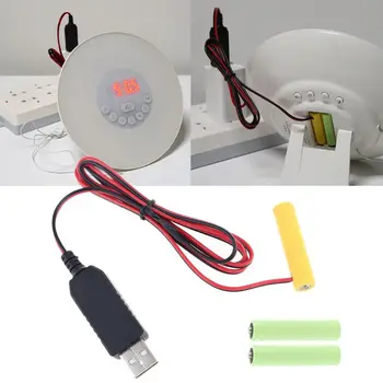USB LR03 AAA Baterije Kabel Lahko Nadomestijo 1-4pcs AA Baterije za LED Lig
