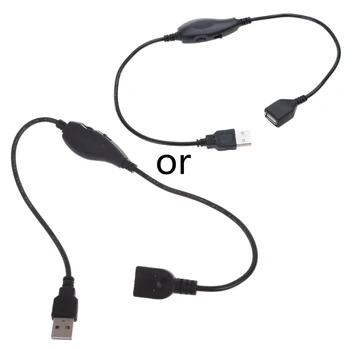 USB Podaljšek Inline On/Off stikalo za kratke luči za Vožnjo Diktafon, LED 594A