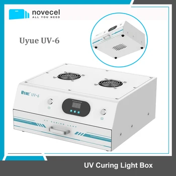 Uyue UV-6 15-inch Dvojno Čas Inteligentni Zdravljenju Lučka Mehanik UV Lepilo za Zdravljenje Polje Za iPhone, iPad LCD Zaslon Suho Lepilo za Popravilo