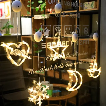 YBX-ZN LED Star Božič Bedak Vzdušju Praznik Luči, ki je Primerna Za Lndoor Okno Display Room Decoration Brezplačno Dostavo