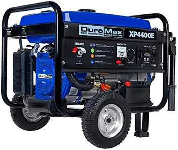 DuroMax XP4400E Plinom Napaja Prenosni Generator-4400 W Električni Start-Camping & RV Pripravljen, 50 Članica Odobrila, Modro/Črno