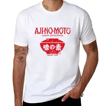 Novo Ajinomoto Umami, Začimbe T-Shirt majica s kratkimi rokavi moški črne majice navaden črne majice s kratkimi rokavi moški