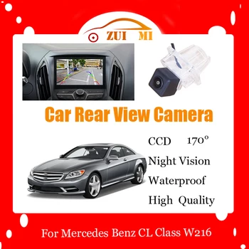 Avto Povratne Pogled od Zadaj Kamero Za Mercedes Benz CL Razred W216 2007~2014 Nepremočljiva CCD Full HD Night Vision Backup Parkiranje Kamera