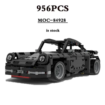 Classic Racing • Muscle Car MOC-84928•911 Izboljšano Načrtovanje 42111 Tip C Gradnik Igrača 956 Deli DIY Otroci Darilo za Rojstni dan