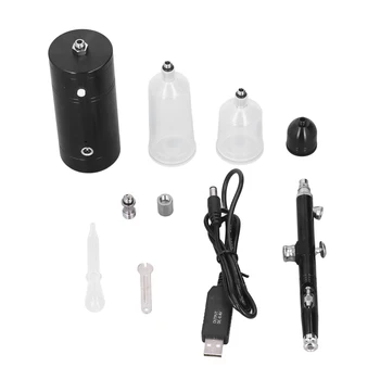 Akumulatorski Airbrush Pištola za Kit Airbrush Nastavite 18psi Polnjenje prek kabla USB Prenosni za Ličila za Tatoo za Začetnike in Strokovnjake