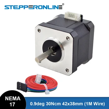 STEPPERONLINE Vrednotijo 17 Koračnih Motor 0.9 deg 38 mm 30Ncm 1.5 Nema17 Stopil Motor s 4-vodi 1m Kabel CNC 3D Tiskalnik/ Iztiskanje