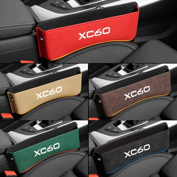 Avto Večfunkcijsko Sedež Crevice Škatla za Shranjevanje Za Volvo XC60 2018 Avtomobilski Sedež Vrzel Organizator Sedežu Vrečko Pridržane napajalni Kabel Luknja