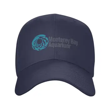 Monterey Bay Aquarium logotip Tiskanja Grafika Priložnostne Denim skp Pletene klobuk Baseball skp