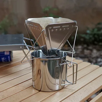 Kampiranje Prenosni Jekla, Aparat Za Filter Kapljično Rack Kavo Kavo Kavo