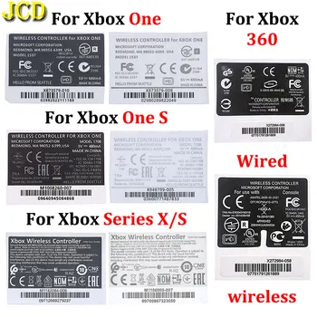 1PCS Za Xbox 360 Črno Bel Krmilnik Nalepke, Nalepke Za Xbox Enega Slim Serije S X Igro Ročaj Nazaj Nalepke Popravilo Opreme