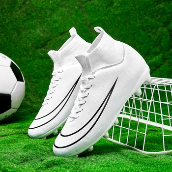 Harland Nogometni Čevlji Cleats Prvotni Zunanji Dolg Spike Chuteira Družbe Studded Nogometno Boot Debelo Futsal Usposabljanja Zavezat