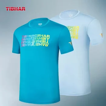 Tibhar 20205 Moški Ženske Ping Pong T-shirt Kratek Rokav Majice Oblačila za Šport Vrh Namizni Tenis Majica s kratkimi rokavi